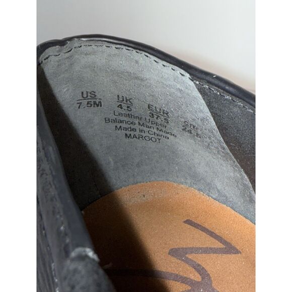 Zodiac Black Leather Shootie Pointed Toe Bootie Western Heel Ankle Boot Zip 7.5 - Picture 14 of 16